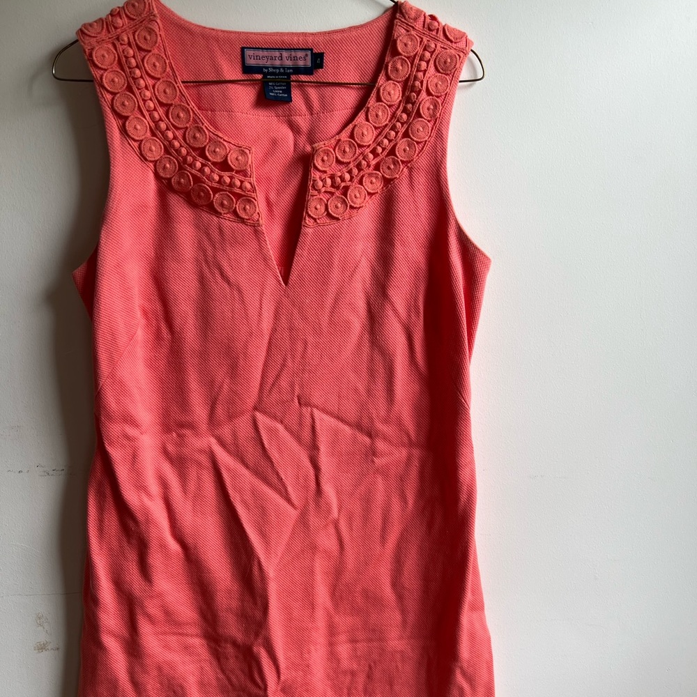 Vineyard Vines coral dress, size 4